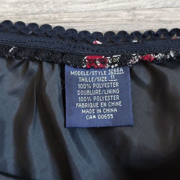 Reitmans Size 11 Polyester Lined Lightweight Floral Skirt - Picture 6 of 6